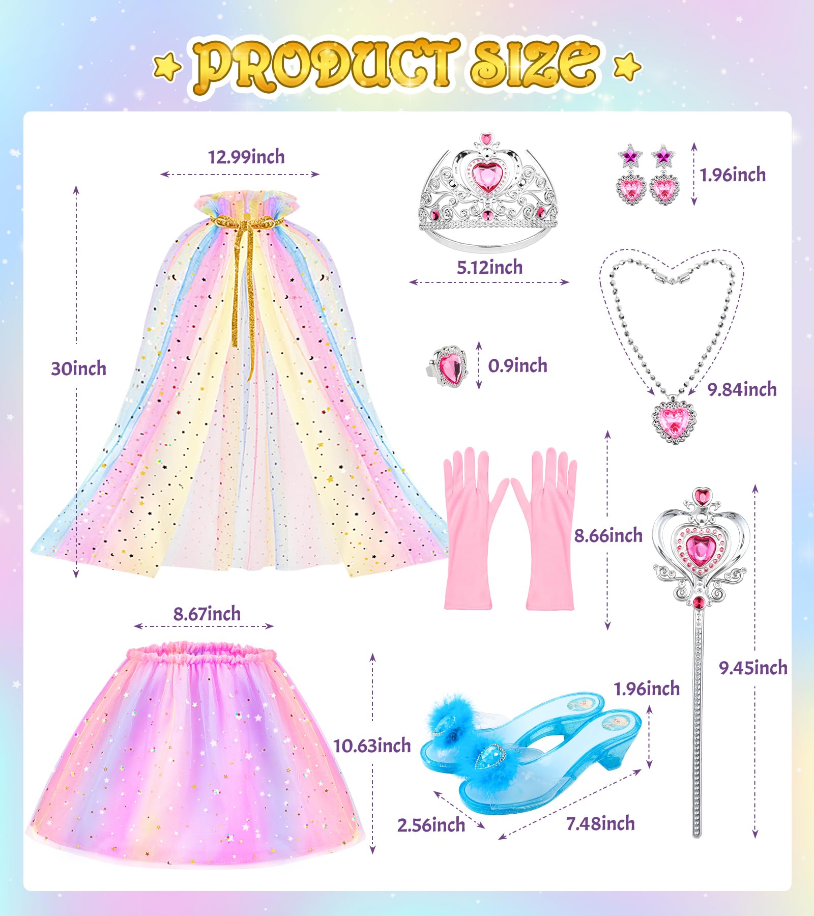 DISHIO coordinated dress up set perfect for birthdays and friends' play.