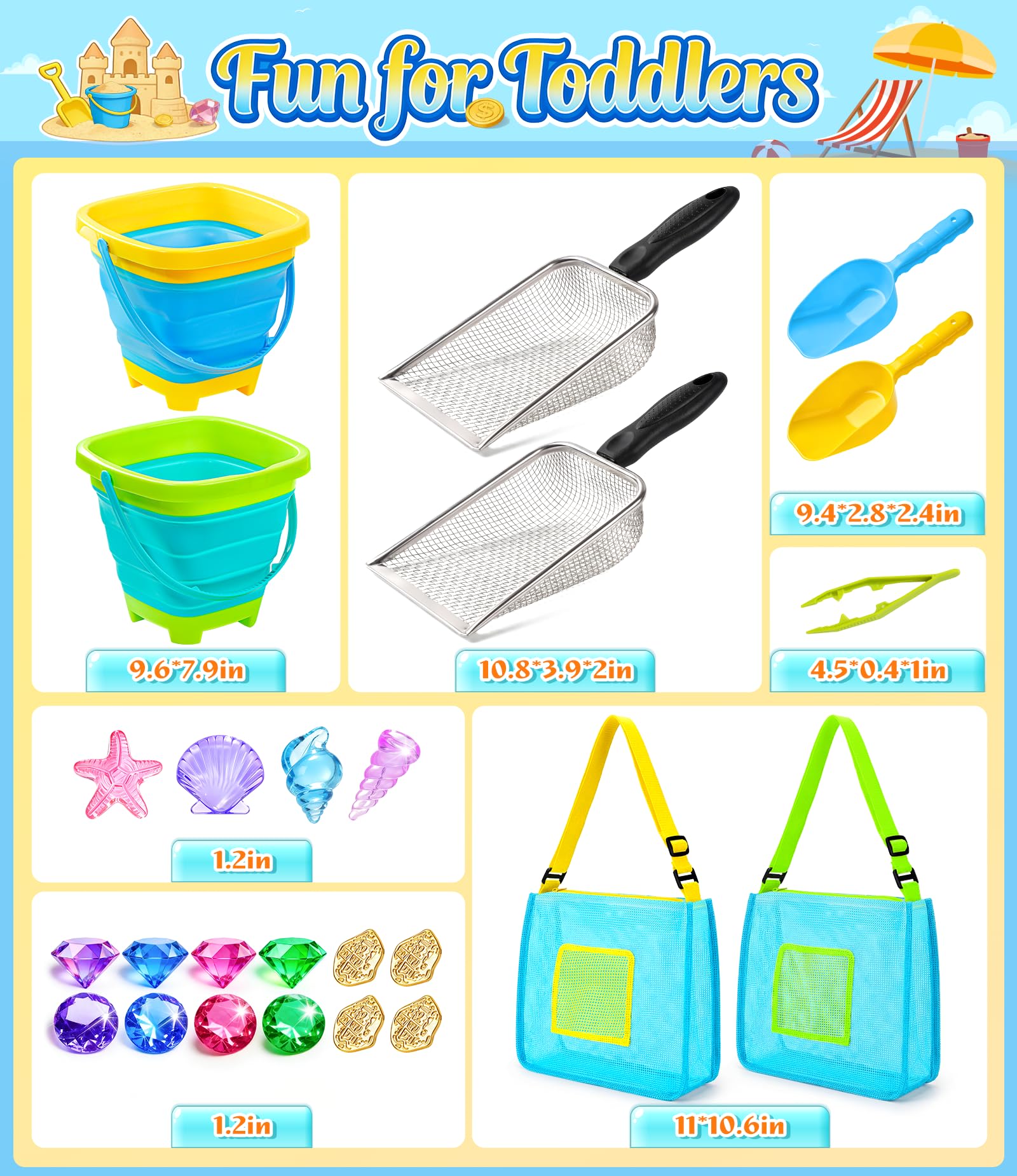 DISHIO travel-friendly beach kit designed for portable outdoor fun.