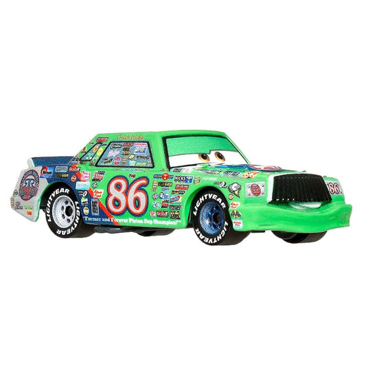 Disney Cars Chick Hicks 1:55 diecast front view for display and collection.