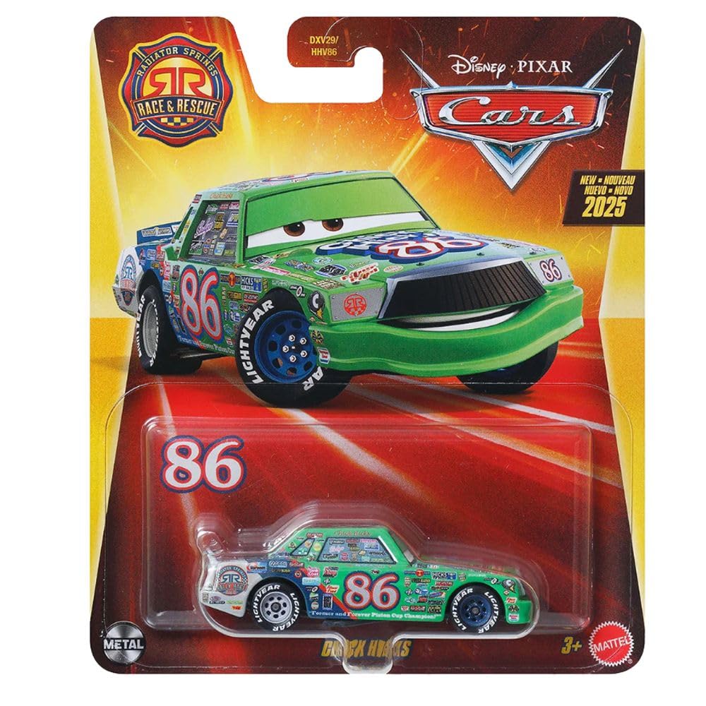 Disney Cars Chick Hicks 1:55 diecast in-box presentation for gift-ready display.