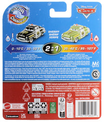 Disney Cars Color Changers Sheriff changes color with warm water for a fresh look.