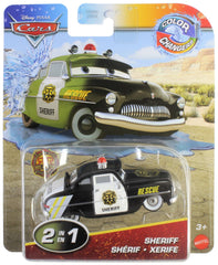 Disney Cars Color Changers Sheriff car dunked in water to reveal new color look.