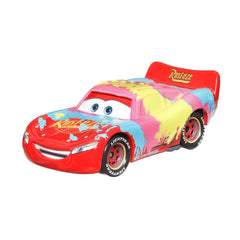 Disney Cars Easter Lightning McQueen 1:55 diecast with festive details for display