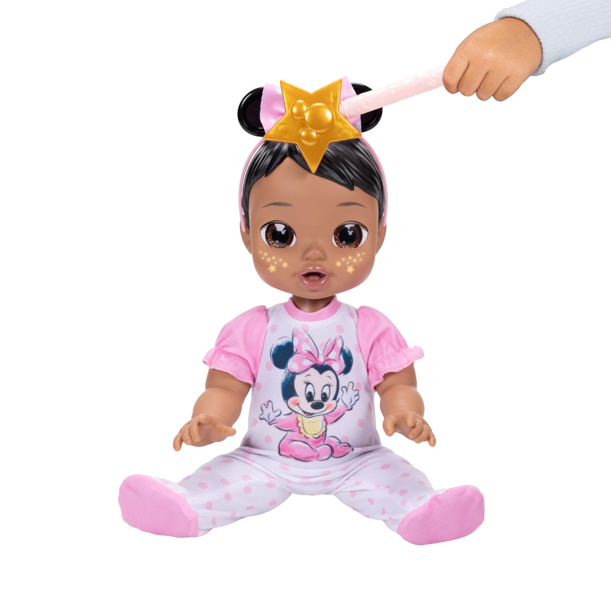 Disney Darlings Minnie 13-inch doll birth certificate adds keepsake for memories.