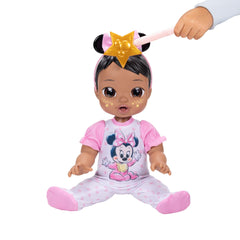 Disney Darlings Minnie 13-inch doll birth certificate adds keepsake for memories.