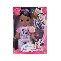 Disney Darlings Minnie 13-inch doll headband completes character outfit.