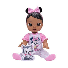 Disney Darlings Minnie 13-inch doll pancake plush invites pretend breakfast play.