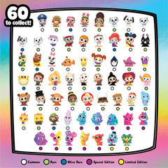 Disney Doorables figure at 1.5 inches with glitter eyes, great for display and quick collection checks.