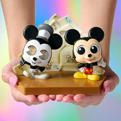 Disney Doorables Grand Entrance diorama display case folds from the package.