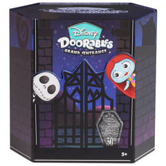 Disney Doorables Grand Entrance close-up of glittery eyes on Jack and Sally.