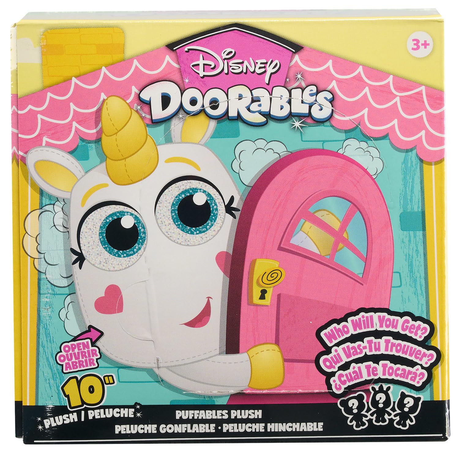 Disney Doorables Puffables Jessie 10-inch plush, perfect for imaginative play.