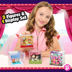 Disney Doorables stackable dioramas enable larger displays and shared storytelling.