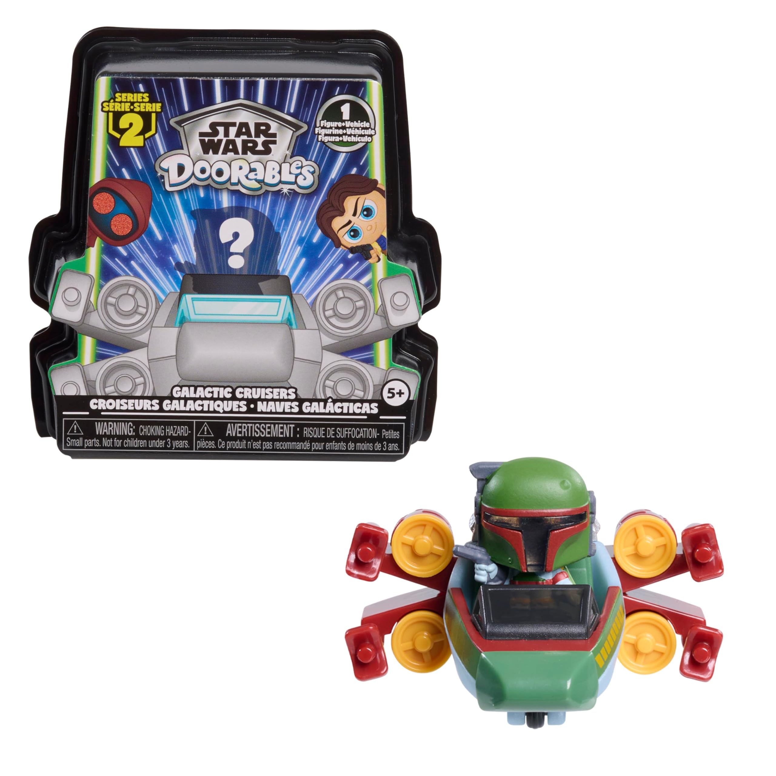 Disney Doorables Star Wars Galactic Cruisers Darth Maul figure with vehicle for compact display