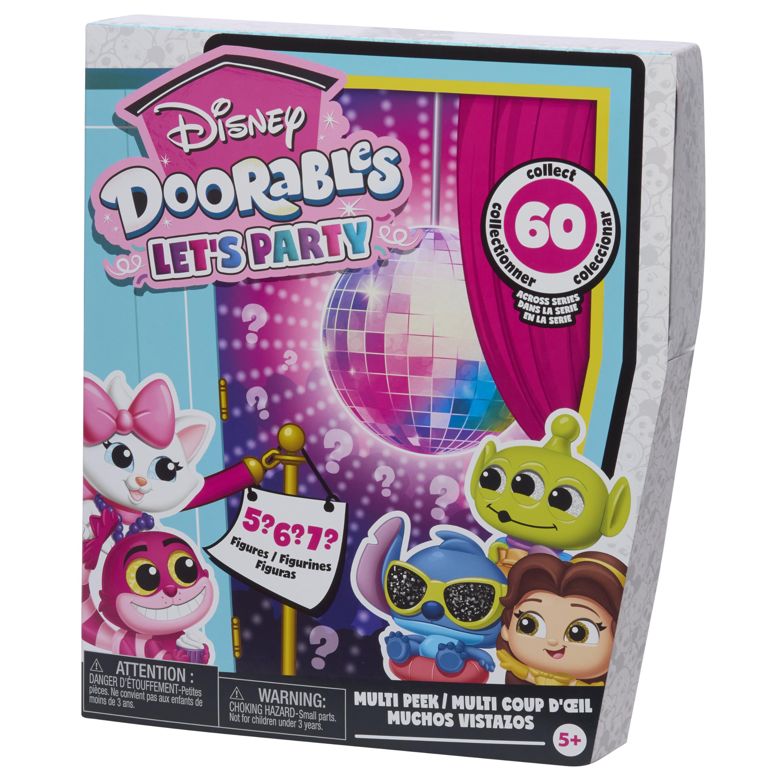 Disney Doorables Stitch on a pool float, ideal poolside display and collectibility.