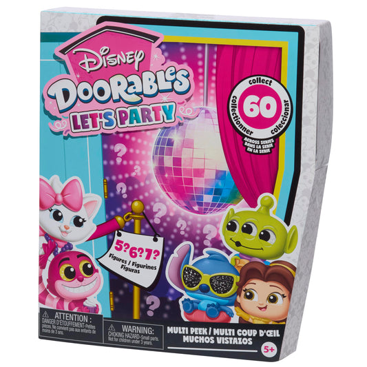 Disney Doorables Stitch on a pool float, ideal poolside display and collectibility.
