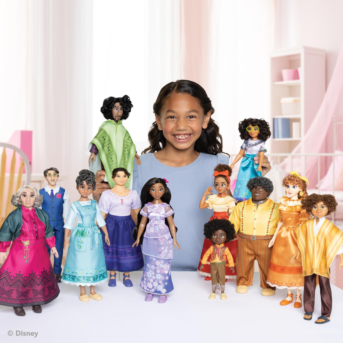 Disney Encanto Abuela doll wearing her signature outfit for storytelling play.