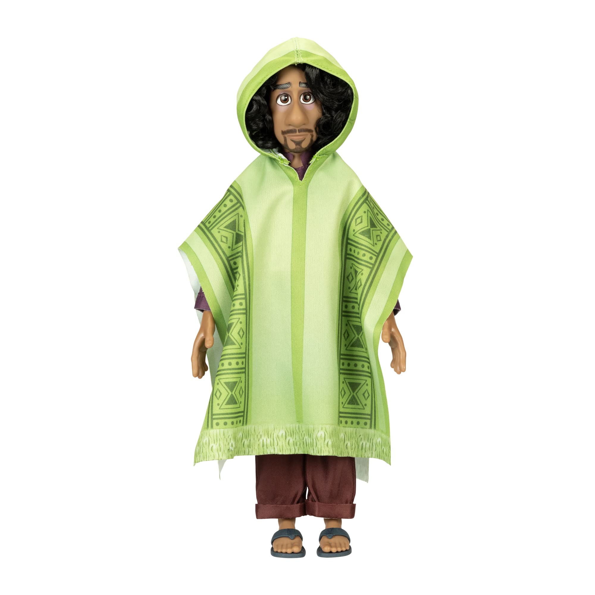 Disney Encanto Bruno doll outfit detail highlights signature fashion for storytelling adventures