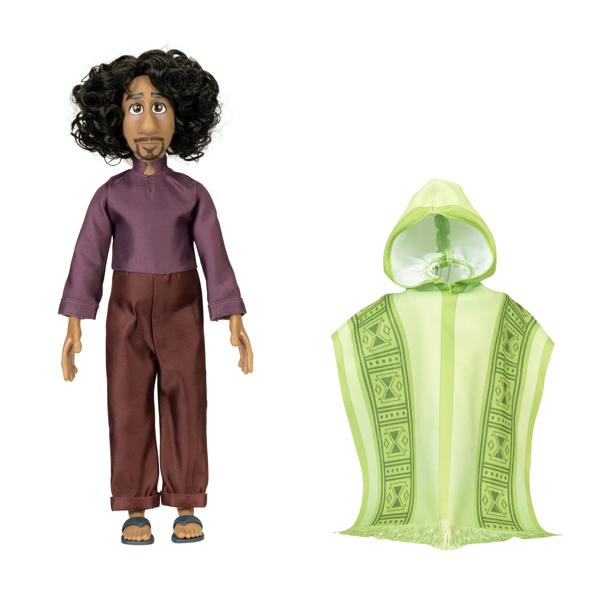 Disney Encanto Bruno doll sandals showcase iconic accessories completing the look