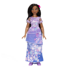 Disney Encanto Isabela doll wearing the lavender dress with film-accurate styling for imaginative play.