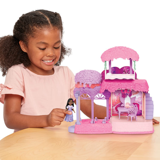 Disney Encanto Isabela flowers bloom close-up, showcasing magical growth during storytime.