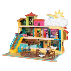 Disney Encanto Magical Casa Madrigal Playset front view with three floors for storytelling fun.