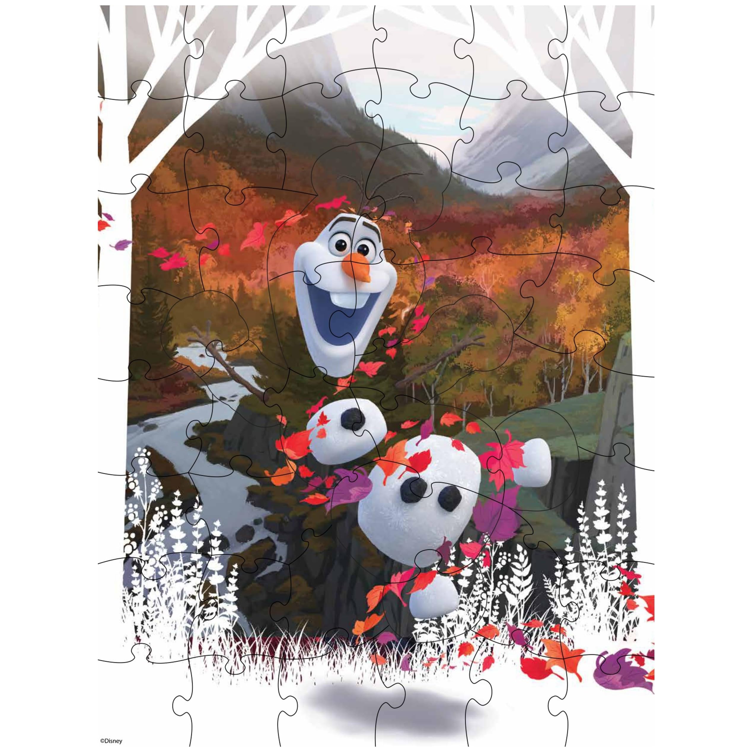 Disney Frozen 2 gem container keeps puzzles organized and ready.