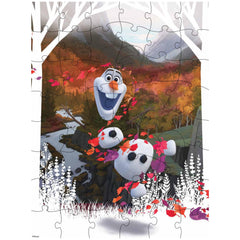 Disney Frozen 2 gem container keeps puzzles organized and ready.