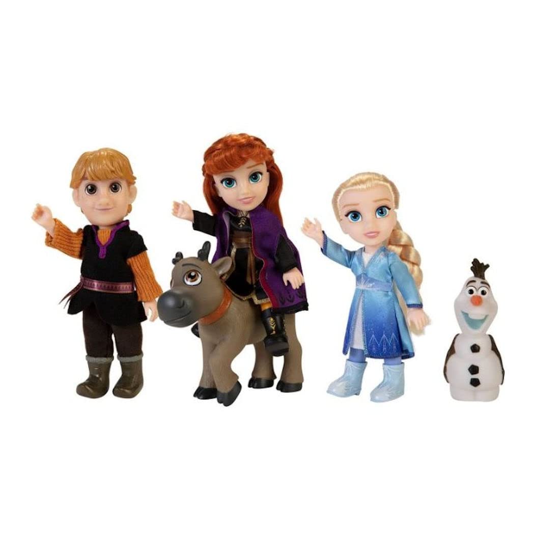 Disney Frozen 2 petite Anna doll with rooted hair for storytelling adventures.