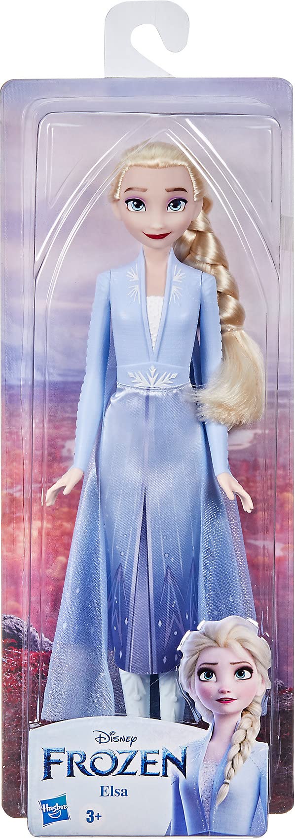Disney Frozen Elsa doll with cape and boots perfect for mix-and-match outfits.