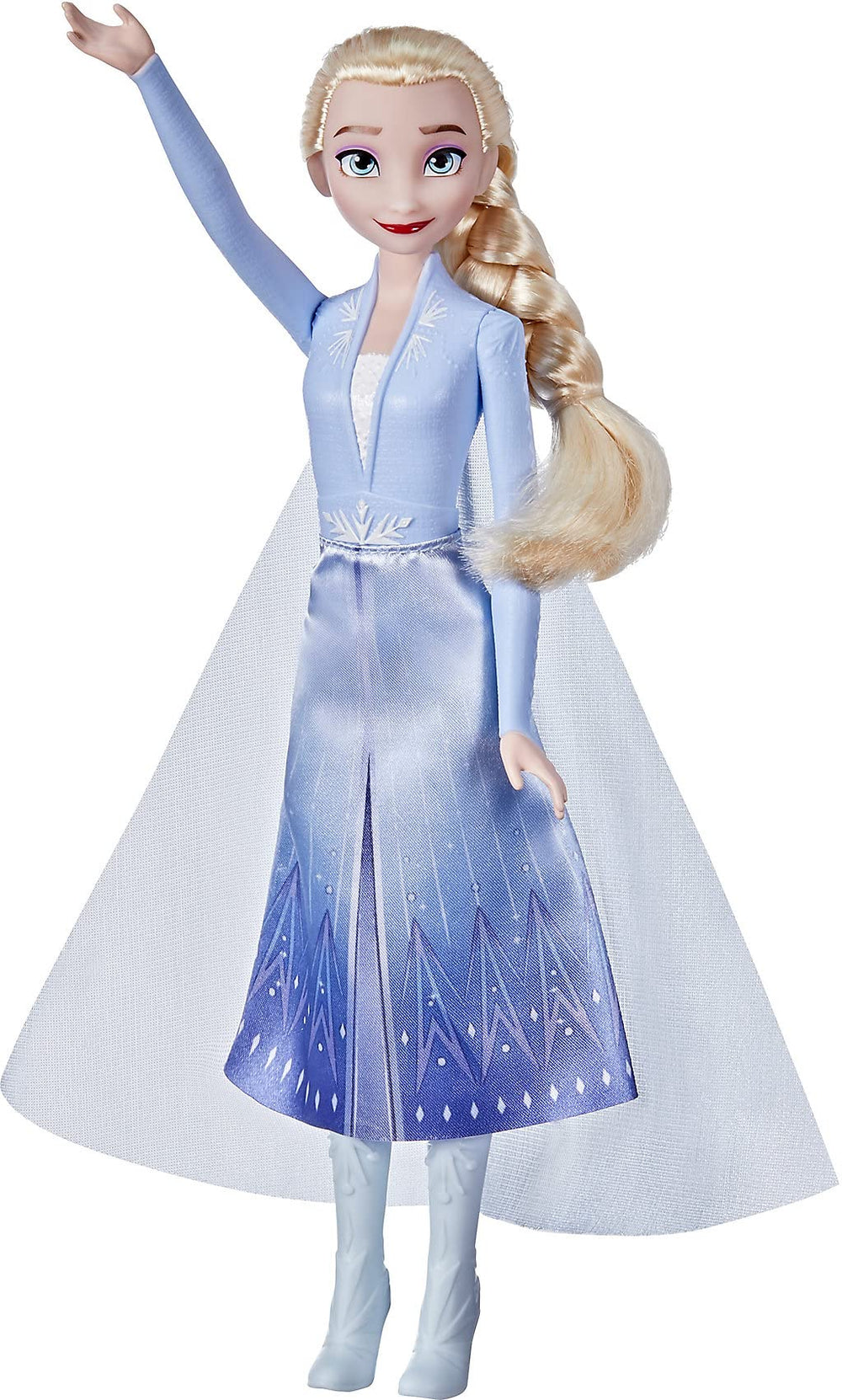 Disney Frozen Elsa doll in travel outfit inviting imaginative play.