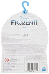 Disney Frozen Elsa small doll showing molded blonde braid from the movie