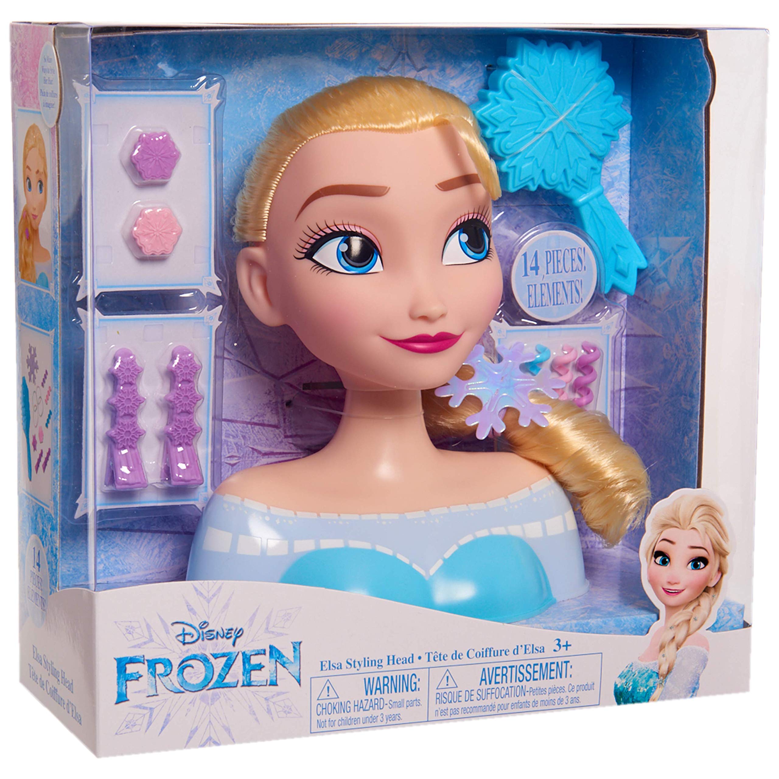Disney Frozen Elsa styling head braid detail for creative styling practice