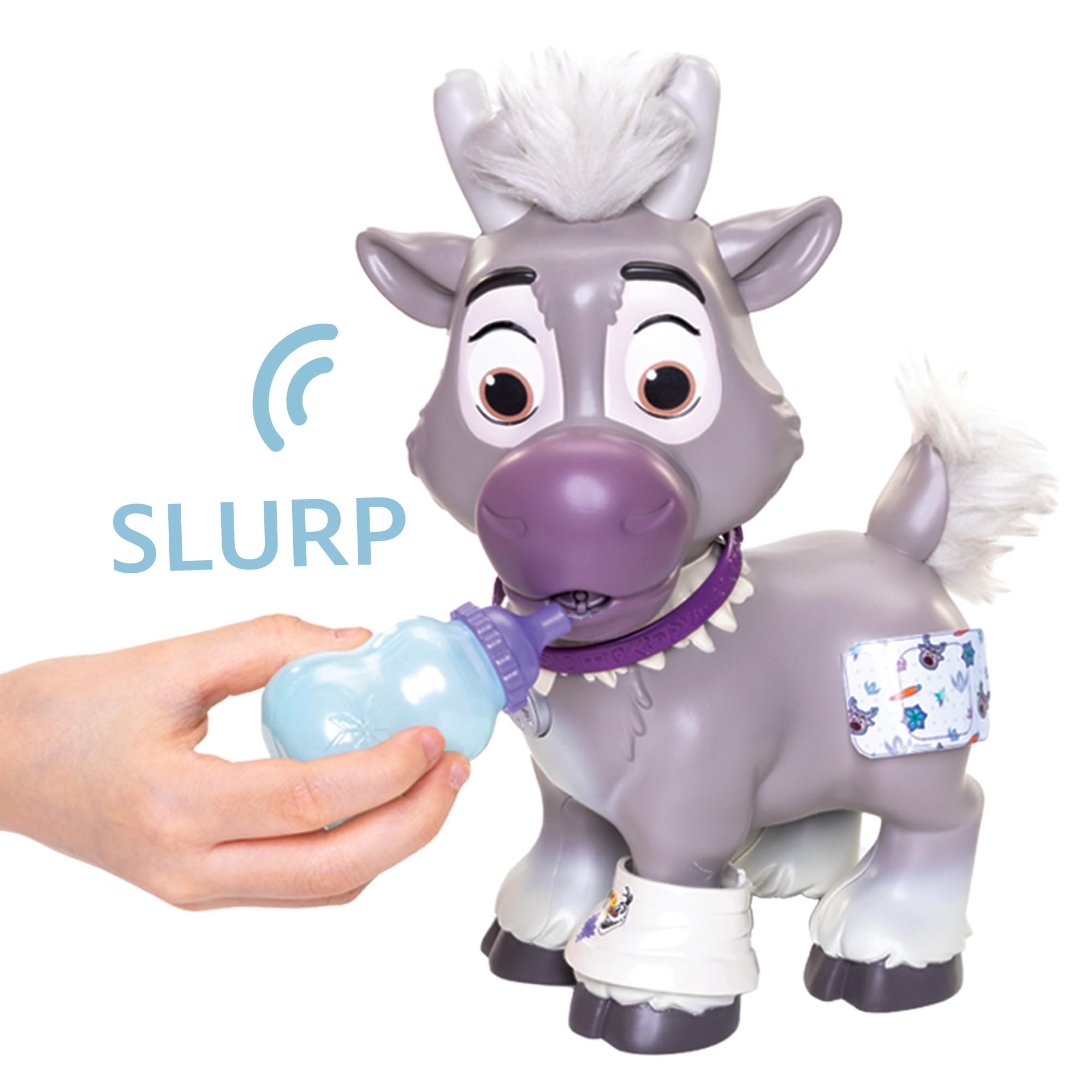 Disney Frozen Sven Care Kit cast and band-aids for detail-oriented care play.
