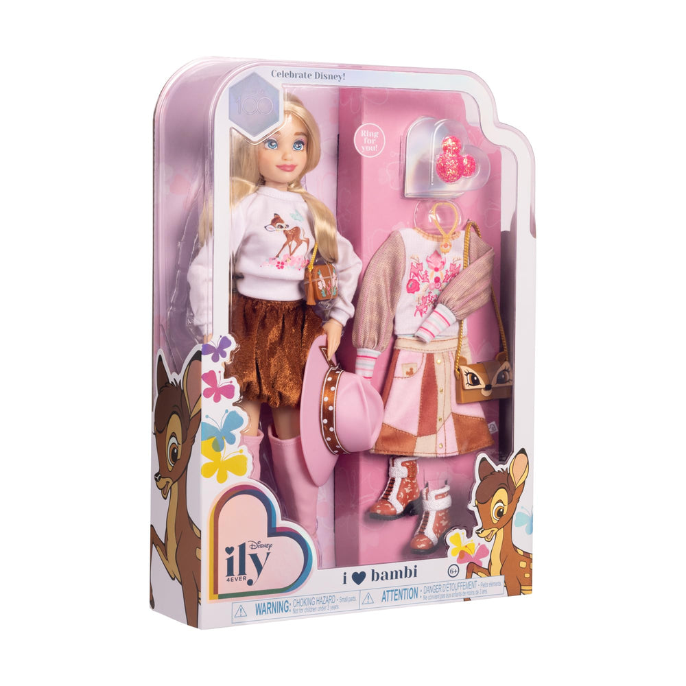 Disney ily 4EVER Bambi doll puff sleeve cuffs detail.