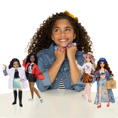 Disney ILY 4EVER one-shoulder polka dot top outfit for trendy looks
