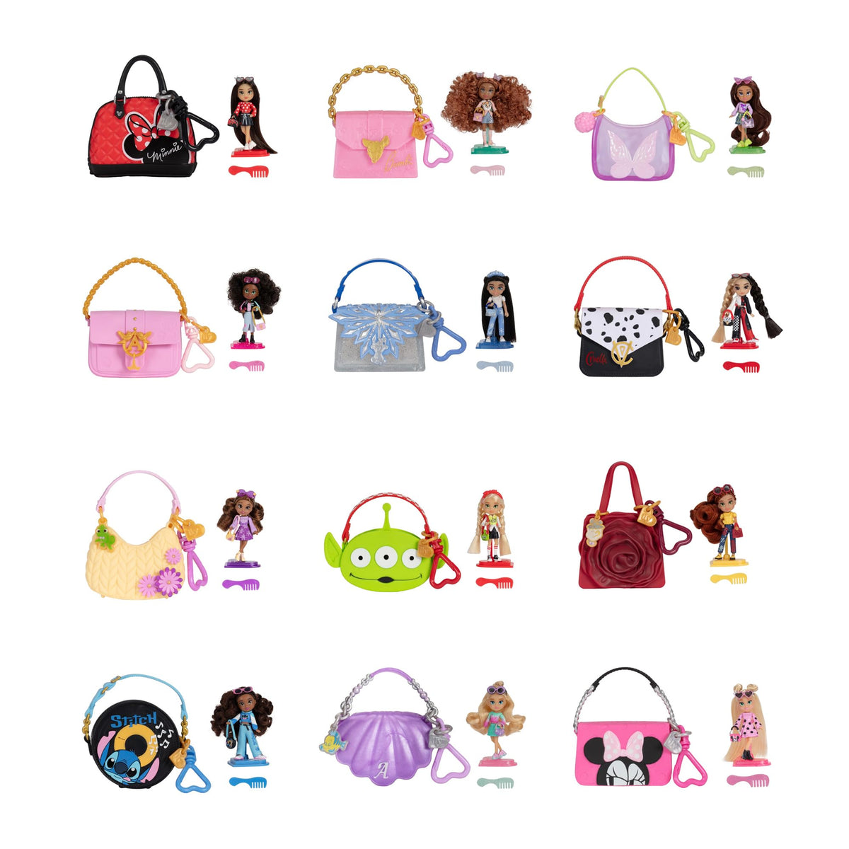 Disney ILY 4ever Tote-ily Teenies two dolls and purse for imaginative play