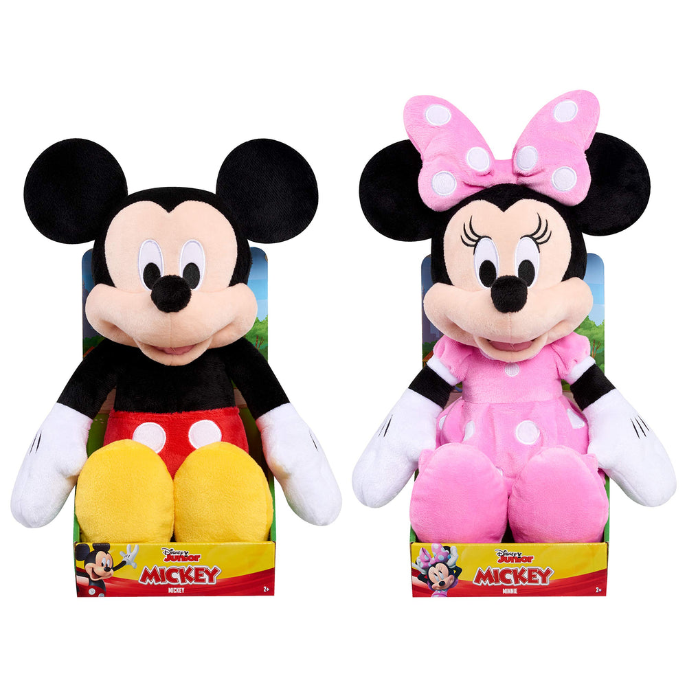 Cuddly Minnie Mouse plush ready for hugs and storytelling.