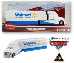 Disney Pixar Cars Wally Hauler trailer and cab alignment show authentic scale.