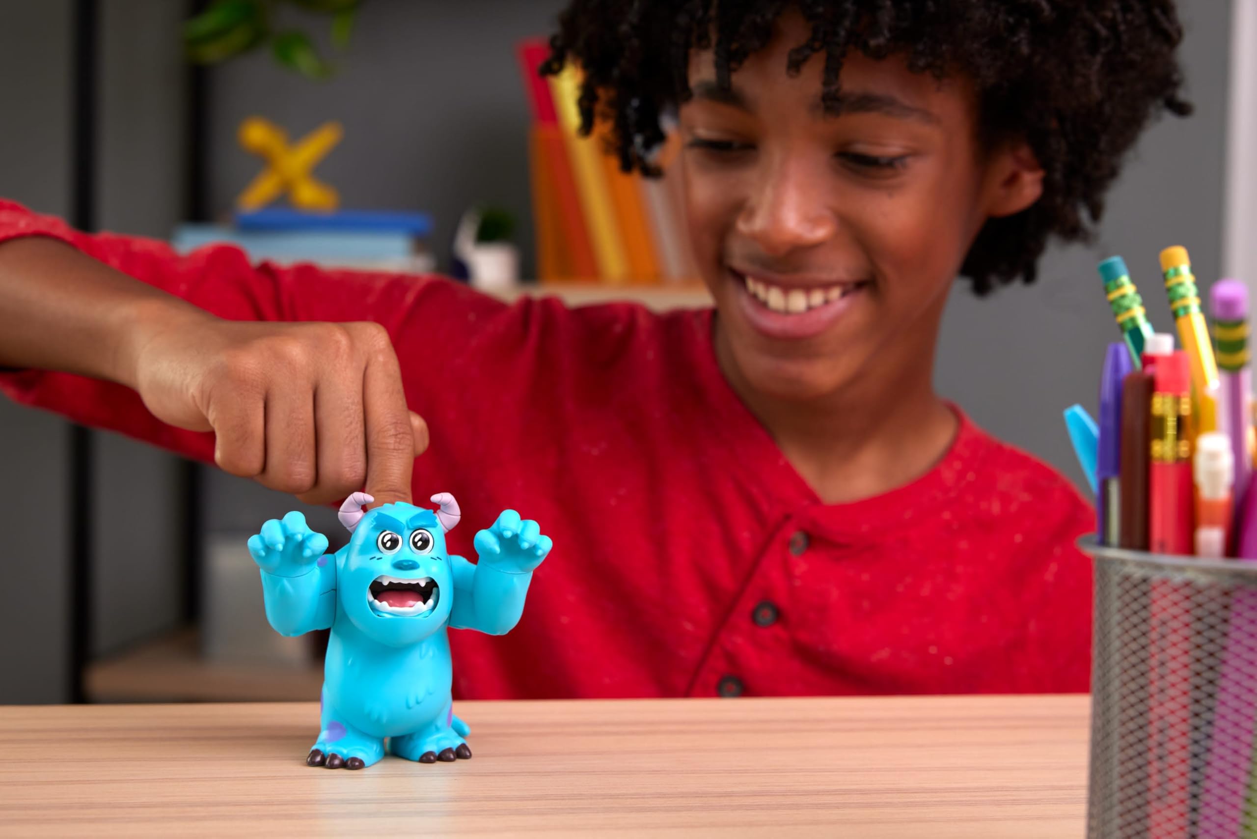 Sulley Click Figs head press demonstrates quick pose change and satisfying click