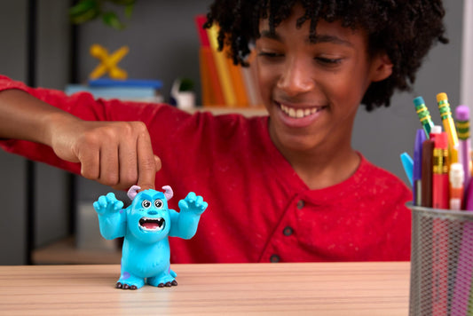 Sulley Click Figs head press demonstrates quick pose change and satisfying click