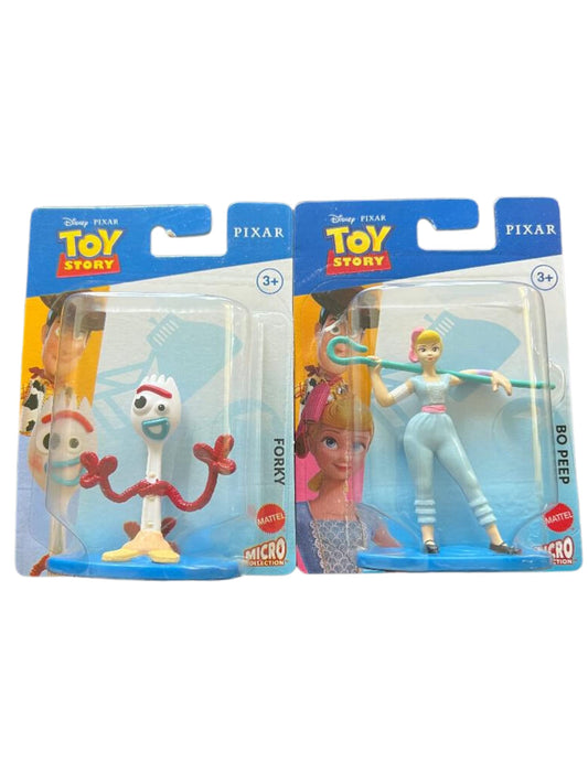 Disney Pixar Toy Story 4 Bo Peep and Forky mini figures cake toppers add charm to celebrations