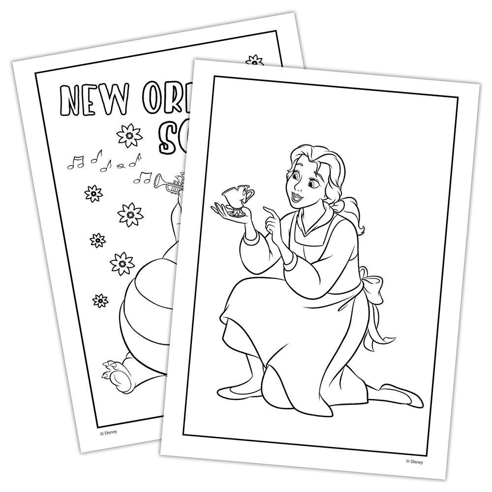 Disney Princess 192 pages provide ample coloring and activities.