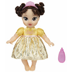 Disney Princess Belle Baby Doll with bottle, ideal for cuddling sessions.