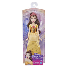Long brown hair invites brushing and styling during pretend adventures.