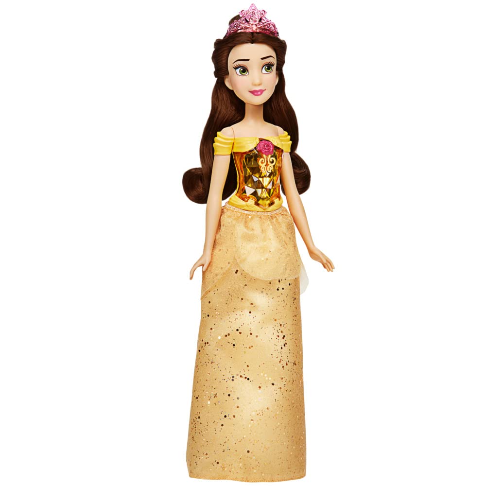 Belle doll with skirt, shoes, and tiara enables complete fashion play.