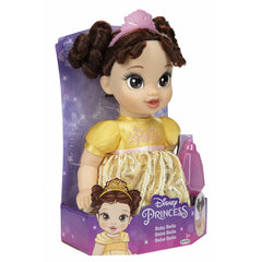 Complete set includes doll, tiara, and bottle for easy gifting.