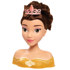 Belle styling head with three hair spirals for versatile updos