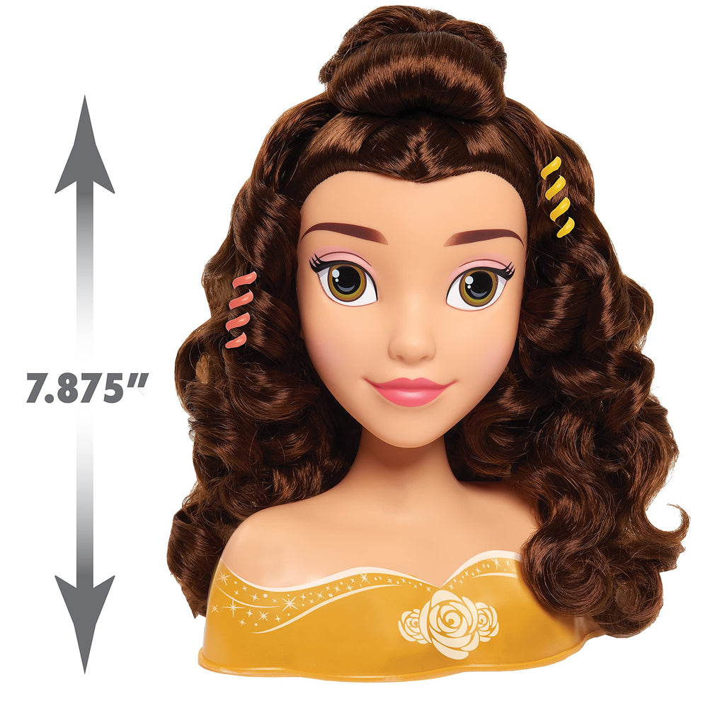 Belle styling head with rose-gold hairbrush for gentle brushing fun