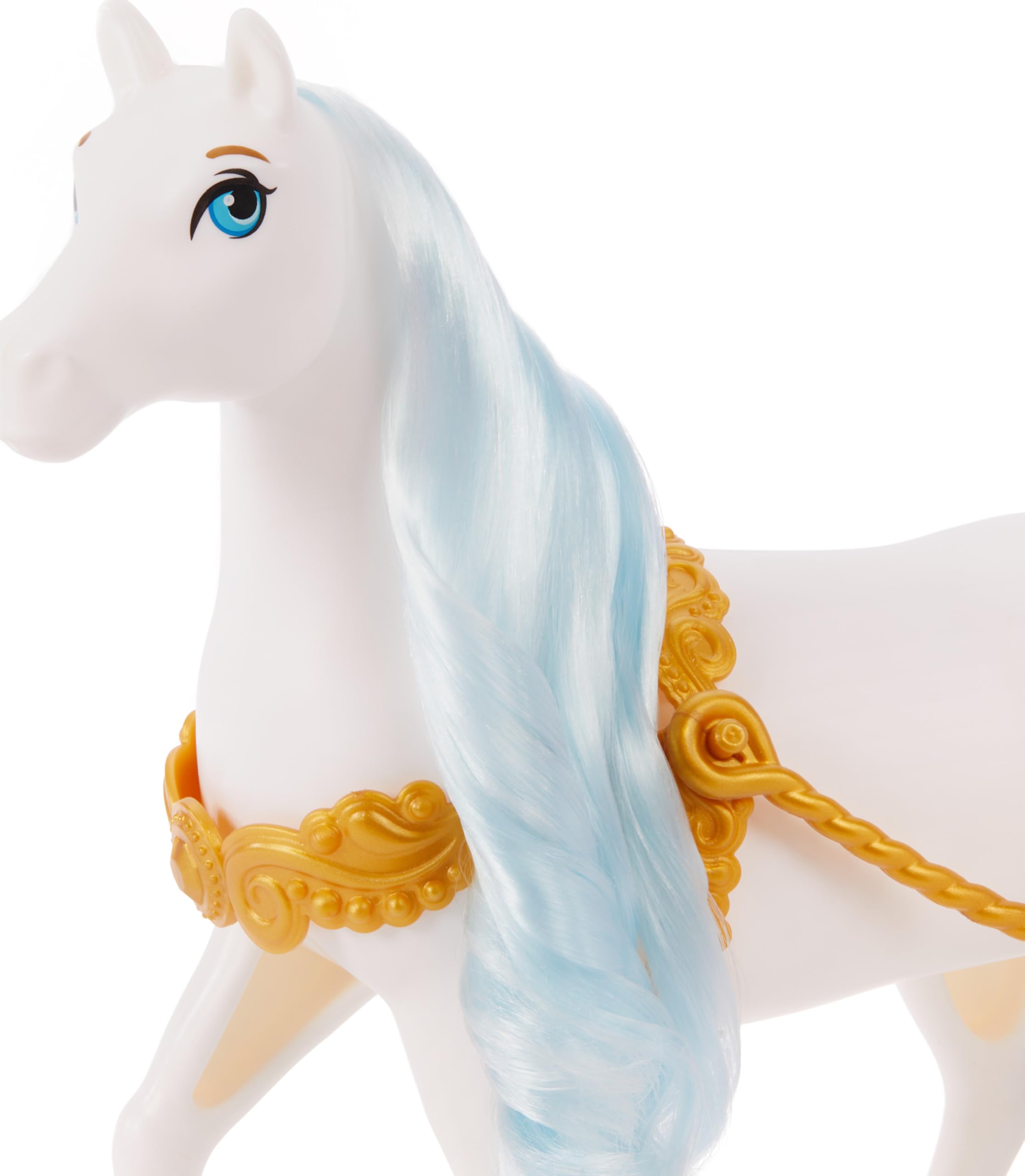 Disney Princess carriage door opens to fit a fashion doll (not included).