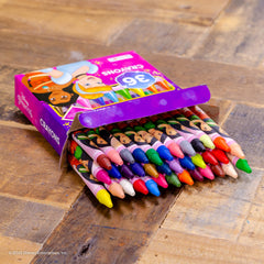 Vibrant color variety complements Bendon coloring books for creative pages